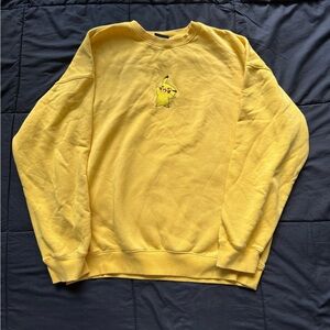 Yellow Pikachu Men's Sweater
